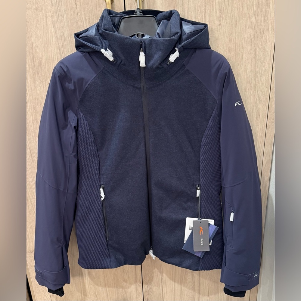NWTs KJUS Women’s Eclipse Ski Jacket. 3-in-1. Loro Piana Fabric. Sz. 42